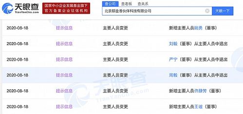 人事變動與技術(shù)戰(zhàn)略轉(zhuǎn)型 原CFO周毅卸任北京郁金香伙伴科技董事，聚焦軟件技術(shù)轉(zhuǎn)讓